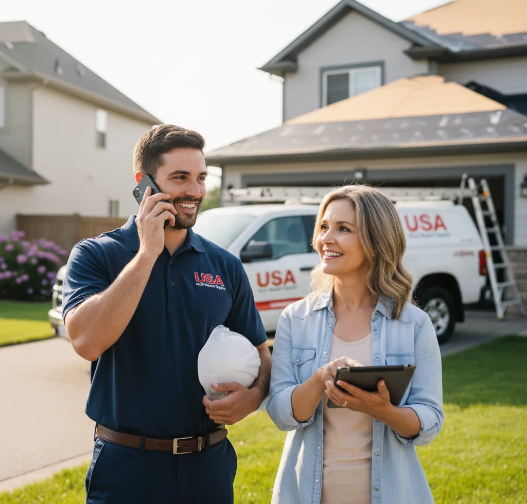 USA Roof Repair Experts customer support in Los Molinos